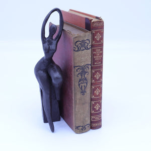 Art Deco Lady Sculpture Figurine - Graceful Woman - Cast Iron - Rustic Deco Incorporated
