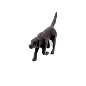 Bird Dog Sculpture Figurine Labrador Hunting Pointing - Cast Iron Metal - Rustic Deco Incorporated
