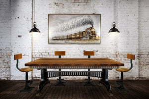 Custom Handmade Table Top - Authentic Vintage Barnwood - Solid Hardwood - Rustic Deco Incorporated