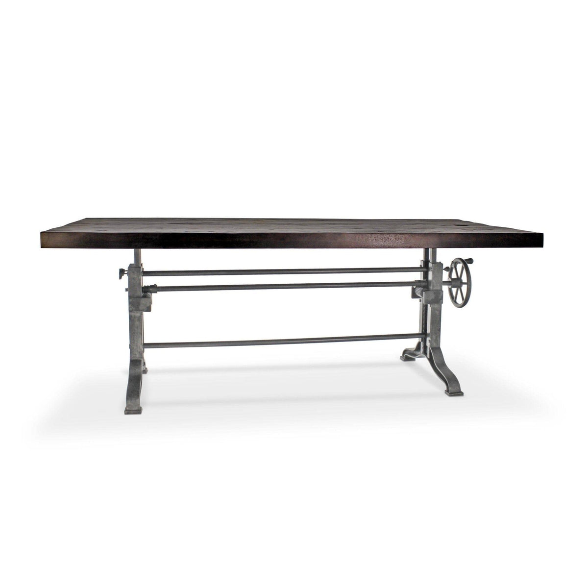 Frederick Adjustable Height Dining Table Desk - Cast Iron - Rustic ...
