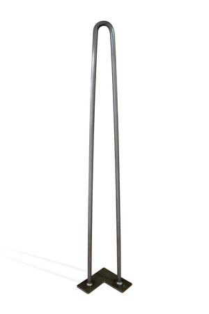 Heavy Duty 2-Rod Hairpin Legs 1/2" Carbon Steel - Set of 4 - 28" Tall - Rustic Deco Incorporated