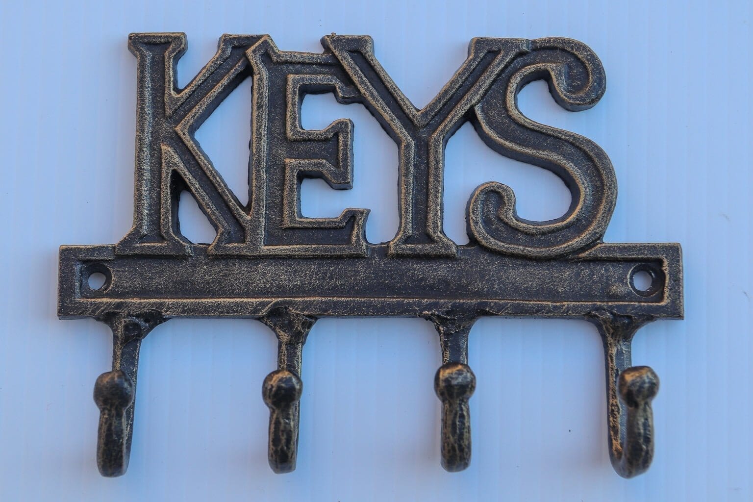Key holder, wall key holder, key hanger, hand forged rack, coat hooks, –  ForgedCommodities