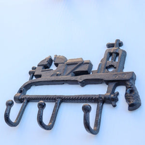 Machinist Ironworking Tools Wall Hanger - Metalwork Vice Iron Hooks - Rustic Deco Incorporated