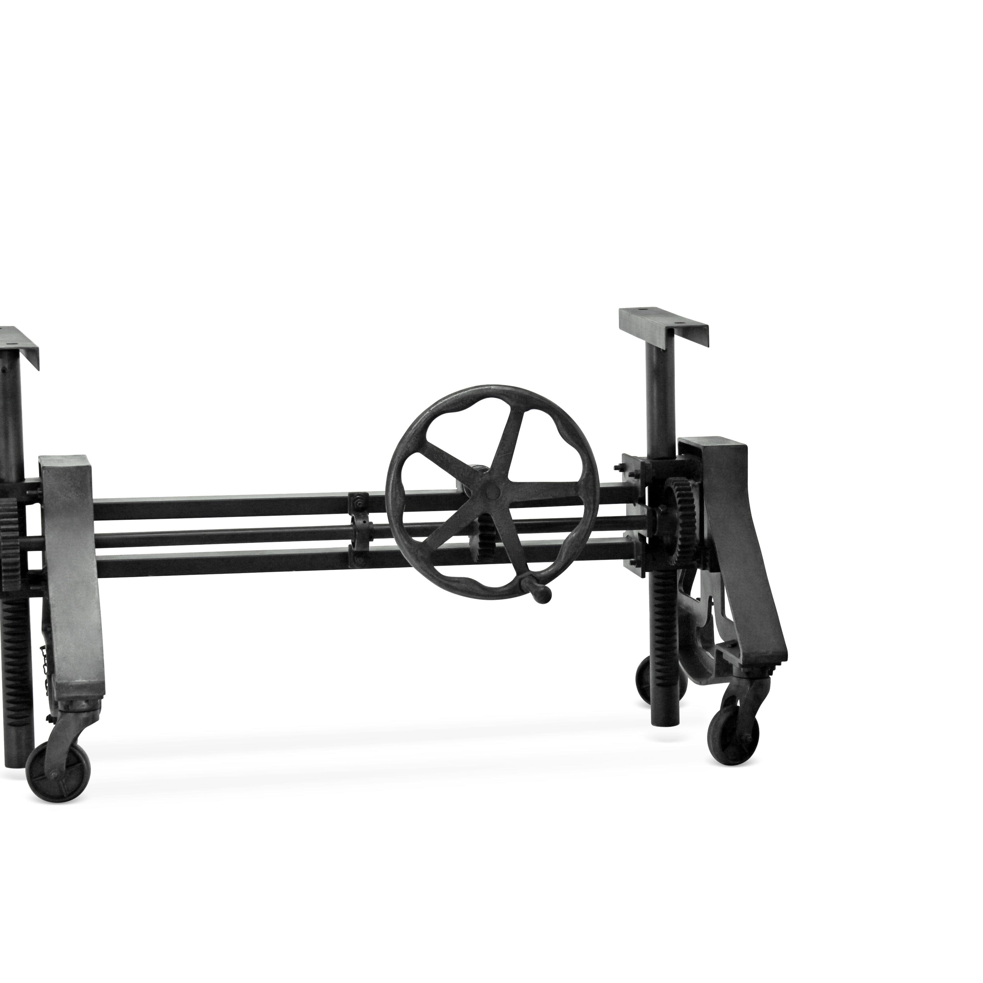 Otis Steel Communal Table Base - Adjustable Height - Iron Crank ...