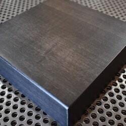 Rowan Hybrid Modern Industrial Communal Table - Steel Base - Wood Top - Rustic Deco Incorporated